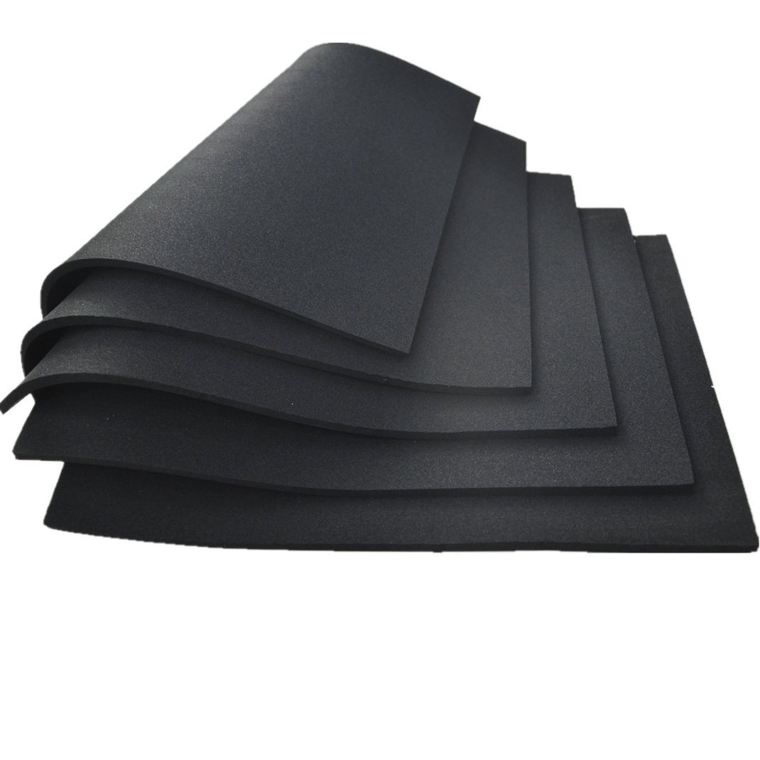 Closed cell 4mm 5mm 6mm 10mm anti shock antiskid self adhesive EPDM rubber foam sheet