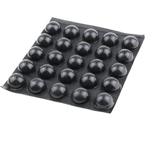 19 x 10 mm Black Rubber Buffer Self-Adhesive Furniture Buffer Silicone Protective Buffer Spacer