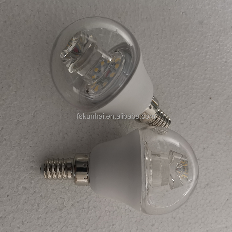 G45 light guide column LED bulb E12 E14 E26 E27 B22 lamp is suitable for crystal chandelier light source KH-SBL-G45