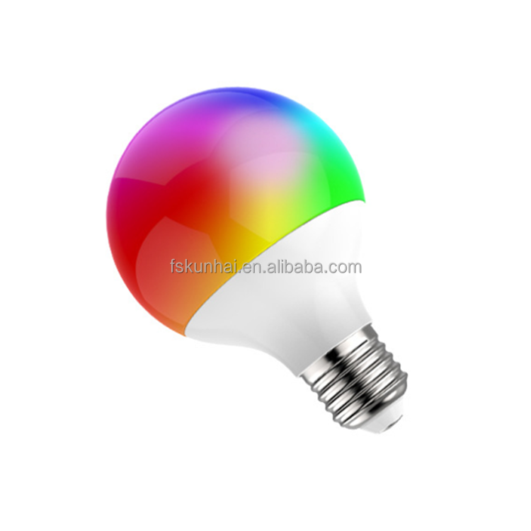 WIFI Smart Home Lighting Dimmable RGBW RGB+CCT Led Bulb G95  KH-WIFI-G95