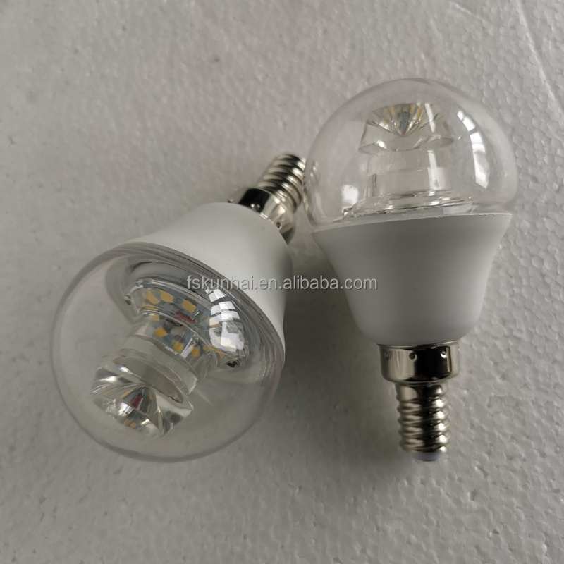 G45 light guide column LED bulb E12 E14 E26 E27 B22 lamp is suitable for crystal chandelier light source KH-SBL-G45