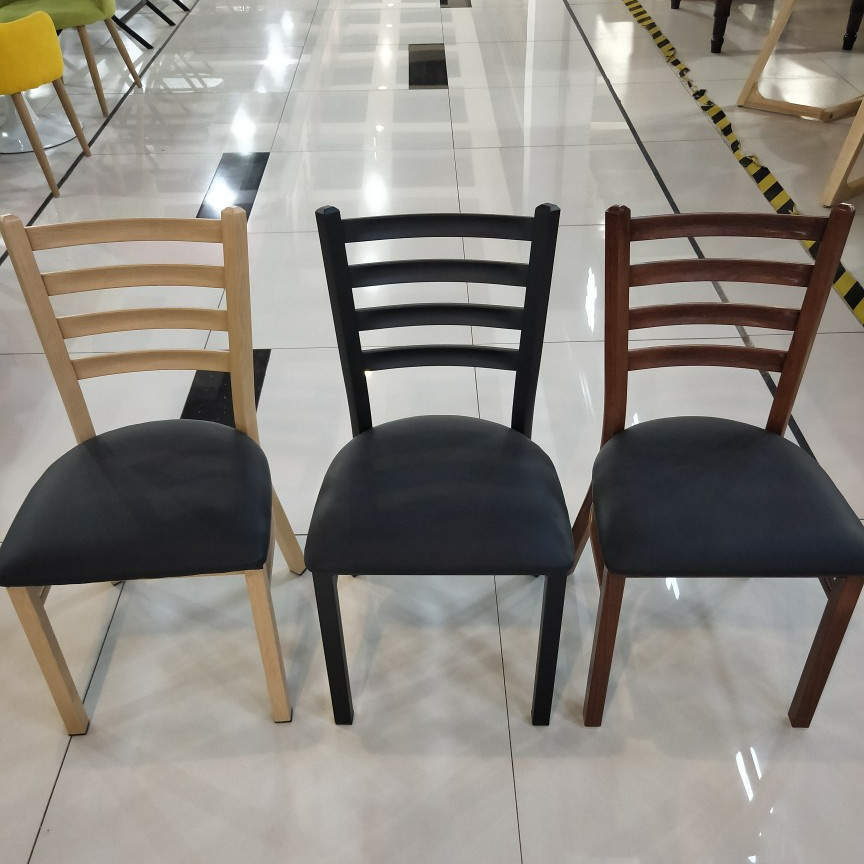 Industrial Metal Restaurant Stackable Metal Accent Legs Interior restaurant Chairs outdoor Dining Chairs metal cafe chair