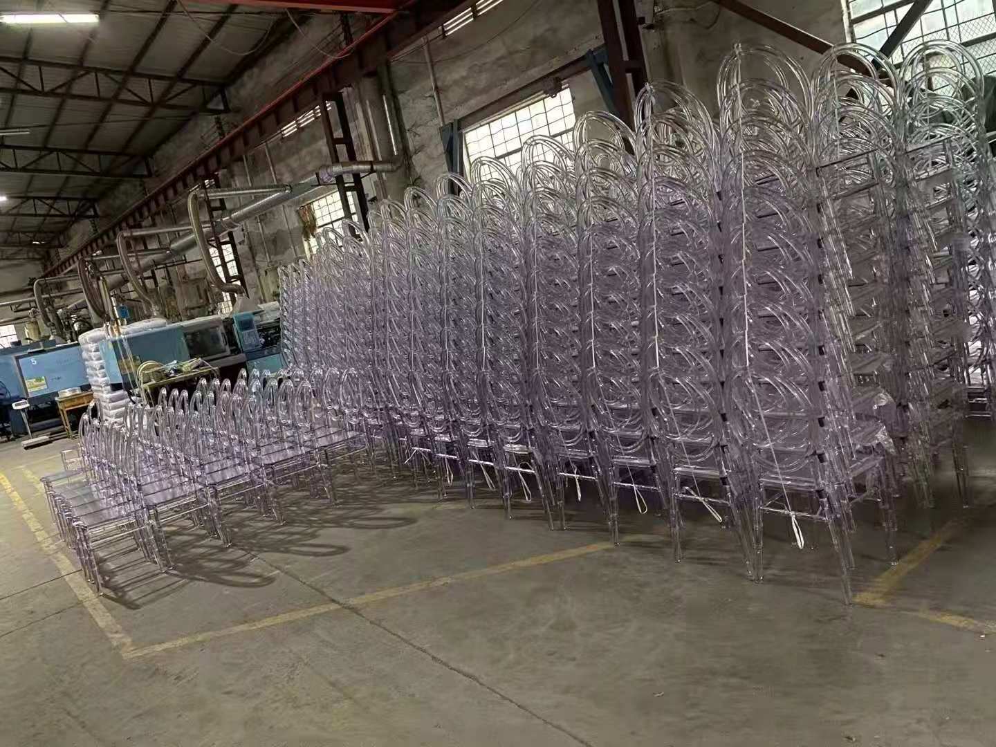 Modern stackable event party outdoor indoor napoleon chair clear crystal Tiffany chair wedding chairs and tables for rental