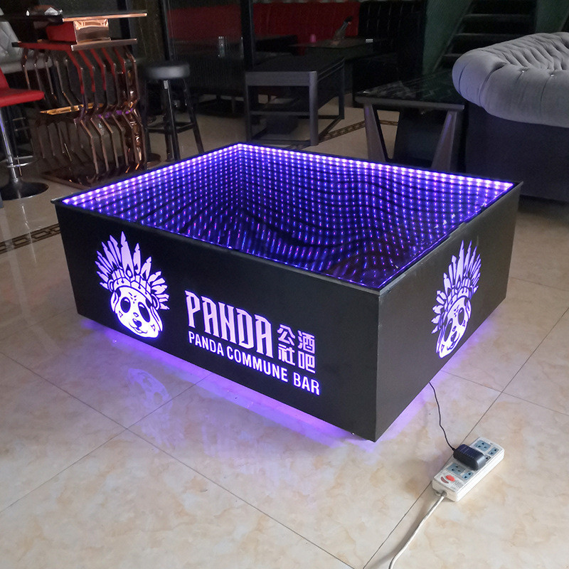 Cool bar furniture/ nightclub/ KTV/ night club/led cube table hookah lounge furniture sofa set center pieces table