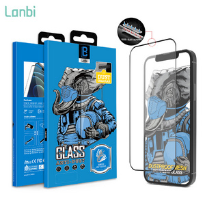 Elephant king For iPhone 13 phone 2.5d tempered glass screen protector for iphone 13 mini 12 11 Dust-proof screen protector