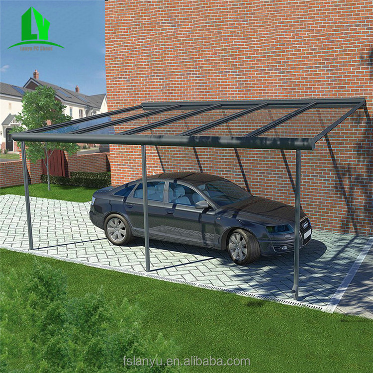 lowes modern single slope cantilever aluminum carport