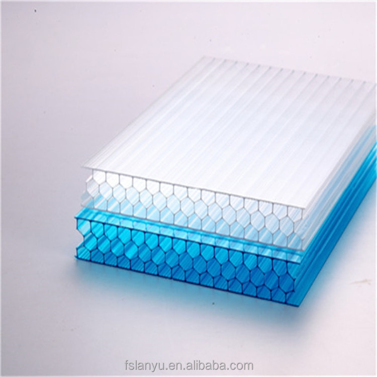 anti-aging Polycarbonate fiberglass honeycomb sandwich panel