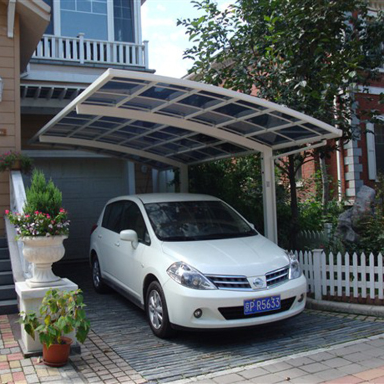 Car Port Parking Aluminum Metal Pergola Solid Garages, Canopies & Carports Polycarbonate Carport