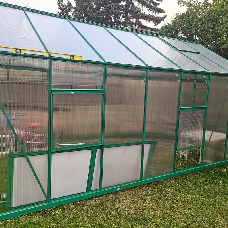 low cost commercia plastic polycarbonate used agricultural greenhouse for sale