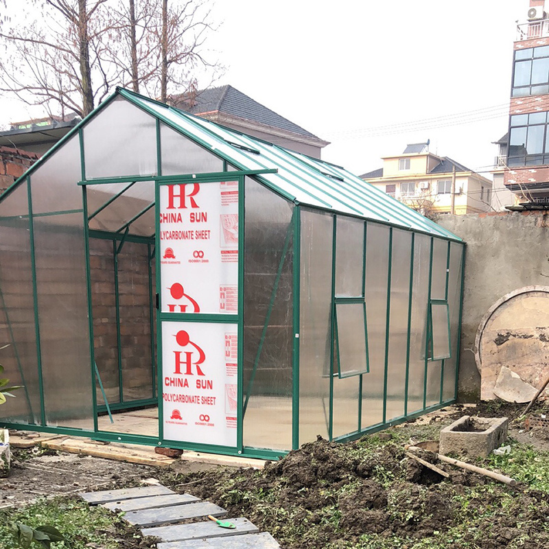 low cost commercia plastic polycarbonate used agricultural greenhouse for sale