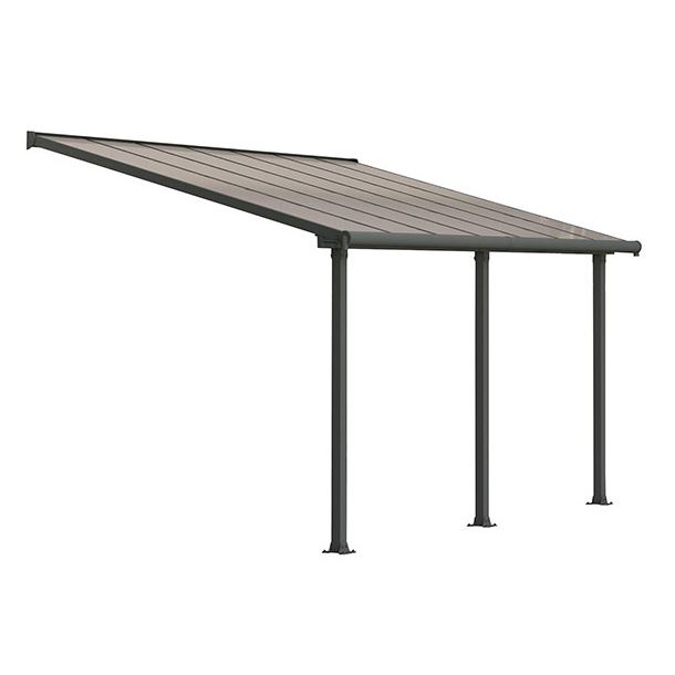 lowes modern single slope cantilever aluminum carport