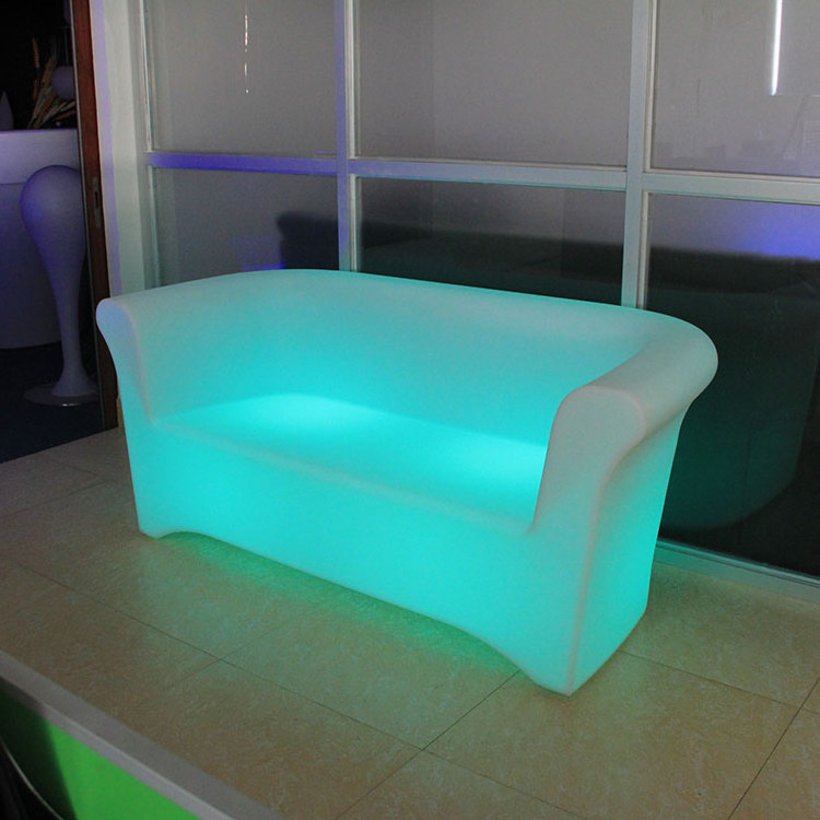 Bar Styles Sofa Plastic Retro Style Color Changing Led Furniture