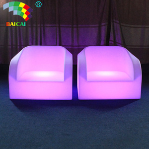 Hot Sell Led Sofa Chair Light Up Sofa Furniture Night Club Led Sofa