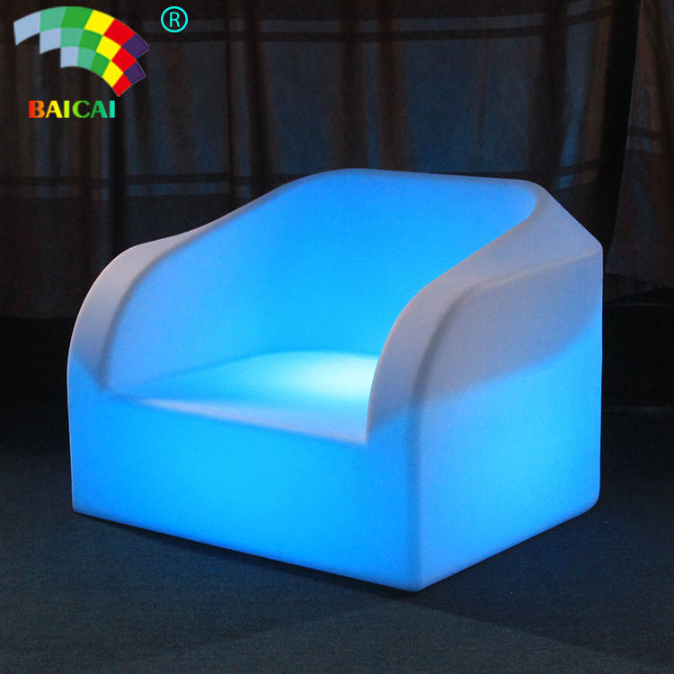 Hot Sell Led Sofa Chair Light Up Sofa Furniture Night Club Led Sofa