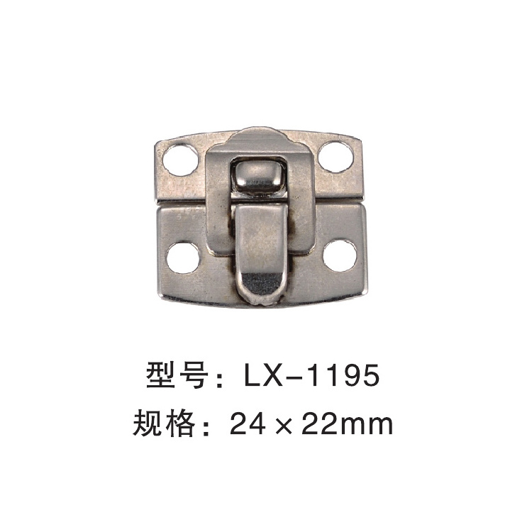 Manufacture Metal Flower Buckle Wooden Box Hasp Metal Lock Box Latch Lock Small Wooden Box Lock