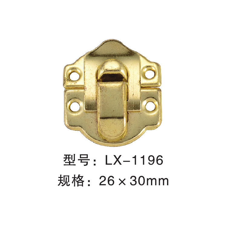 Manufacture Metal Flower Buckle Wooden Box Hasp Metal Lock Box Latch Lock Small Wooden Box Lock