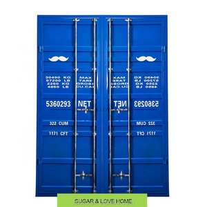 Industrial Furniture Shipping Container Door Washroom metal Door Swing Single Door 210*90cm Custom service  MOQ 1