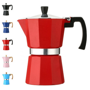 Stove Top 9 cup/15oz Stovetop Espresso Maker Moka Pot Italian Coffee Maker Percolator Stainless Steel Espresso Pots