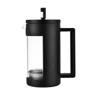 Hot Sale Heat Resistant Borosilicate Glass French Press Coffee Tea Maker With Premium Filtration