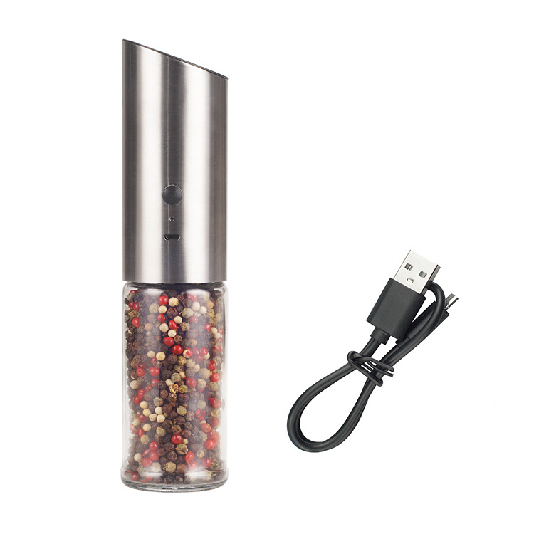 Large Capacity Adjustable Pepper Grinder Electric Grinder for Spices and Herbs