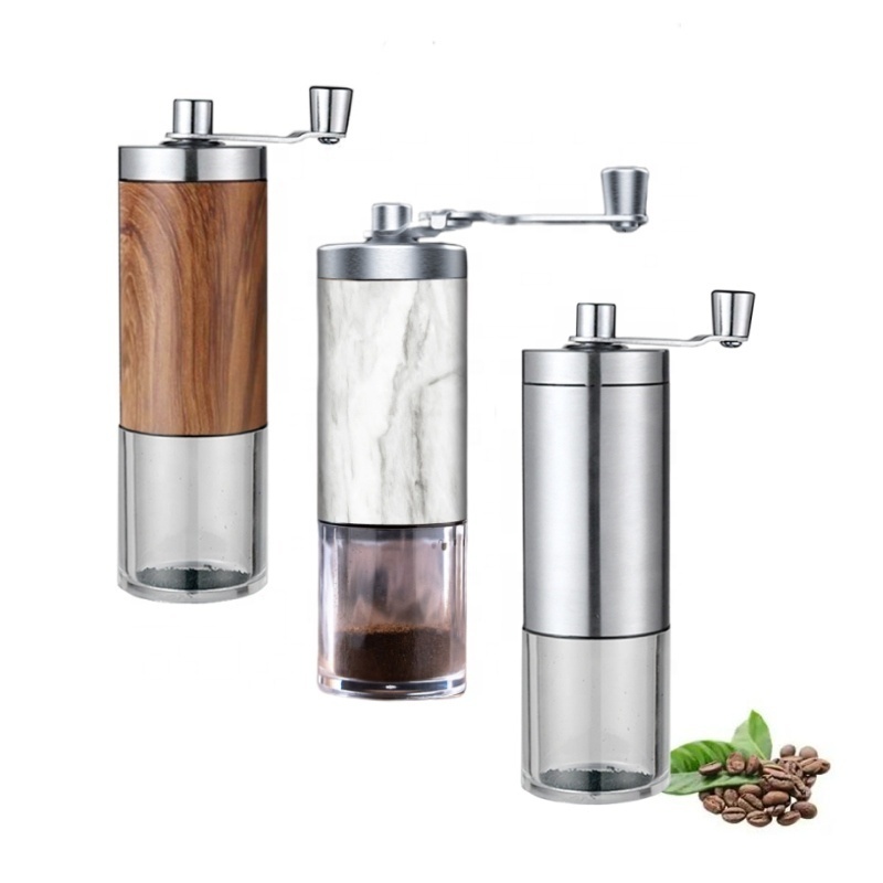 Commercial Pro Stainless Steel Coffee Hand Grinder Crank Manual For Kitchen Use