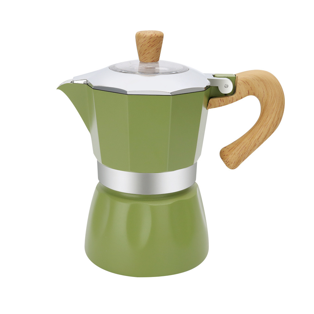 Custom Print Colors and Logo 150Ml 3  6  9 12 cup  Italian Coffee Maker Espresso Moka Pot Double Valve