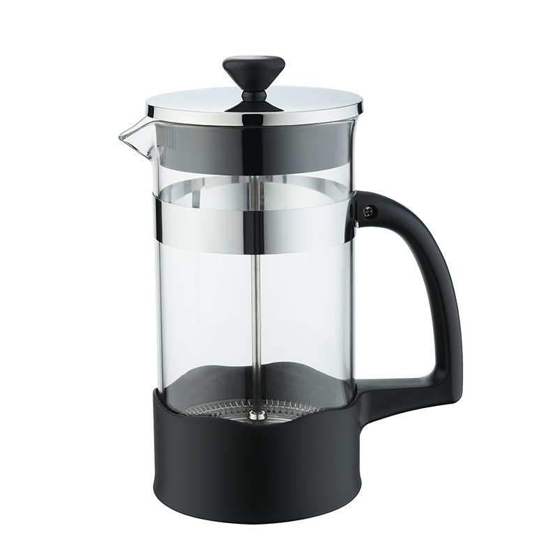 Cafetieres Coffee Plunger 34oz Coffee Press Stainless Steel Filter High Borosilicate Glass French Press  Coffee Tea Maker