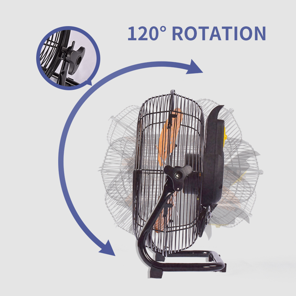 DEFENG Hot Sell 220V 80W 12 14 16 18 20 inch ventilador for Basement summer industrial floor standing fans