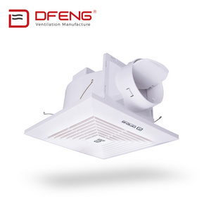 DEFENG oem AC motor 110V~240 50/60hz 300 CFM ventilador for caravan roof square ceiling mounted ventilation exhaust fan