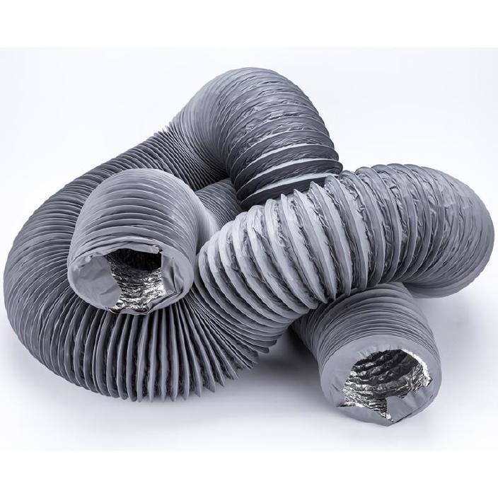 Foshan Factory Produces and Sells PVC Flexible Ducts Aluminum Foil Duct For Air conditioning Ventilation