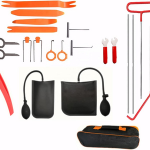 22Pcs Slim Auto Emergency Kit Tool Car Professional Automotive Long Reach Grabber Air Wedge Bag Pump Non Marring Essential Tools