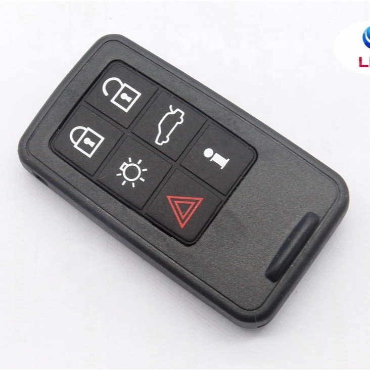 Smart Remote Key Shell Fob 6 Buttons for Volvo 2007-2016 S60 S80 V70 XC60 XC70 Car Key Housing