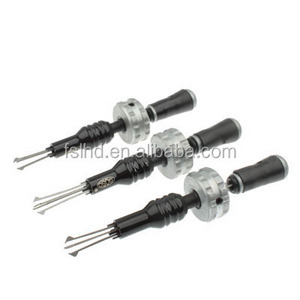 Adjustable Cross GOSO lock pick set for 3pcs 6/6.5/7mm locksmith quick opening tools