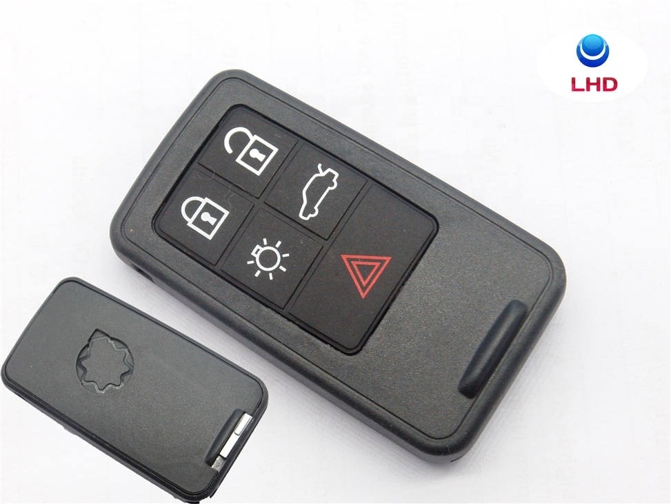 Smart Remote Key Shell Fob 6 Buttons for Volvo 2007-2016 S60 S80 V70 XC60 XC70 Car Key Housing