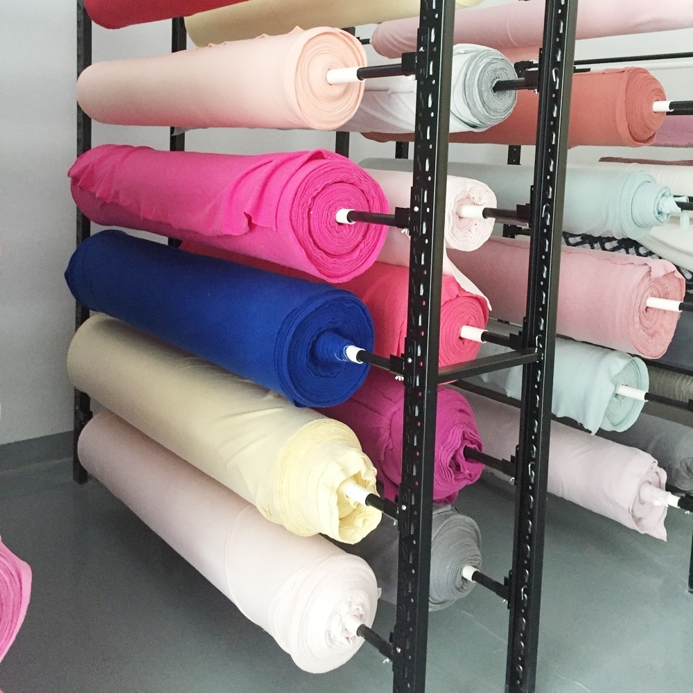 Exhibition Hall Textile Fabric Roll Metal Display Stand Store Retail Wrapping Paper Curtain Rug Carpet Display Rack