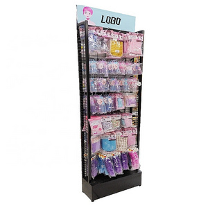 Supermarket Retail Kitchen Hand Tools Bag Cosmetics Jewelry Phone Accessories Snack Toy Metal Hook Display Rack Stand