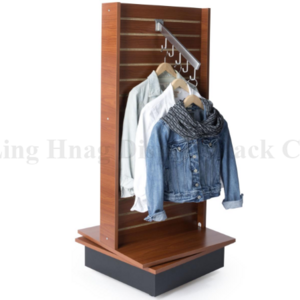 Custom Style Store Men Suit T Shirt Women Clothing Dress Handbag Hats Shoes Metal Wood Display Rack Stand