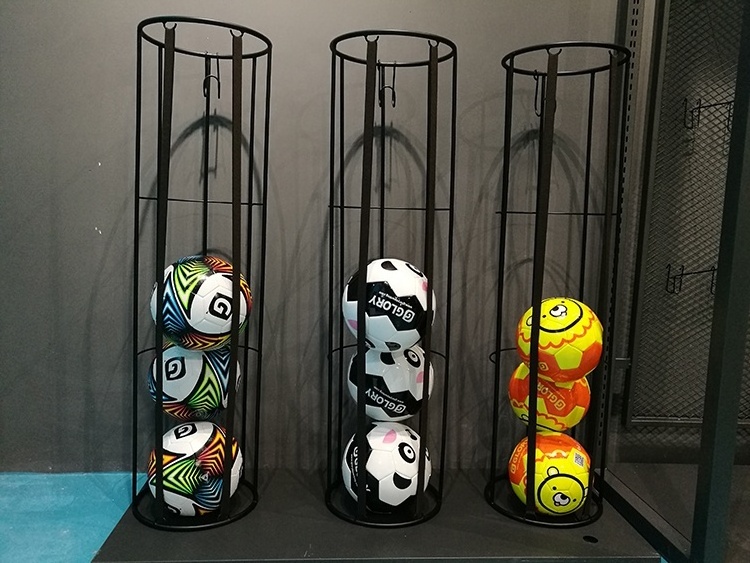 Hot Sale Shop Garage Floor Standing Basketball Football Volleyball Soccer Toy Ball Metal Storage Display Rack Holder