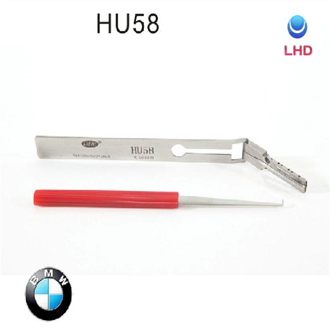 HU58 Lishi 2-in-1 Car Pick and Decoder Tool Auto Lock Pick Set for Locksmith