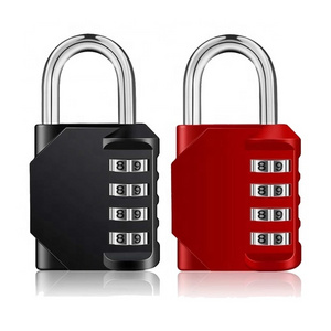 4 Digit Locker Padlocks for Gym School Lockers Heavy Duty Weatherproof Coded Padlocks Outdoor for Backyard Fence Gate Shed Door