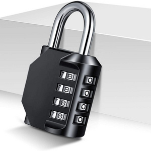 Combination Lock Heavy Duty Padlock with Code Re settable Combination Padlock with Steel Shackle Security Locks