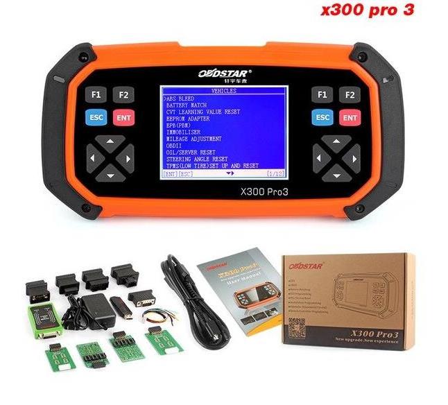 Obdstar X300 Pro3 Key Master Key Programmer For Chrysler Standard Configuration With Immobiliser Odometer EEPROM OBD