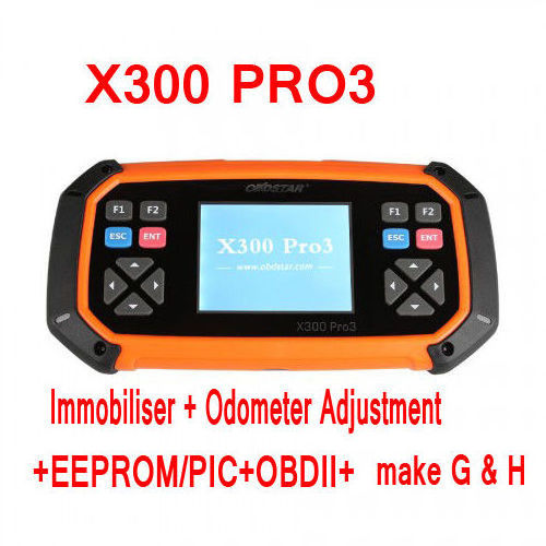 Obdstar X300 Pro3 Key Master Key Programmer For Chrysler Standard Configuration With Immobiliser Odometer EEPROM OBD