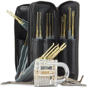 Discount Price Goso Lock Pick Set Locksmith Tools For Padlock Goso 21 Pin Transparent Lock Pick Set