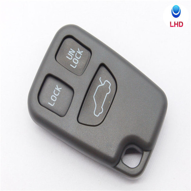 3 BUTTONS Remote FOB Car Key Shell Uncut Blade Key Case Replacement Auto Key Cover For VOLVO S70 V70 C70 S40 V40 98-05