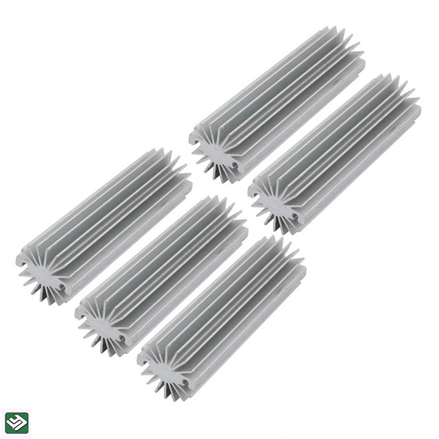 Round Tube Sunflower Flexible Heat Sink High Quality Custom Colour Aluminum Aluminium Extrusion Customized Radiator 120w CN;GUA