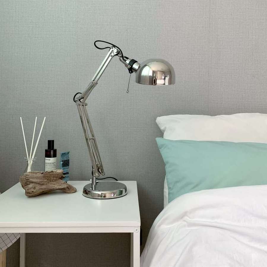 European modern decorative bedside table lamp Double Arm Desk Study Lamp Iron Material Swing Arm Task Lamp Hotel reading light