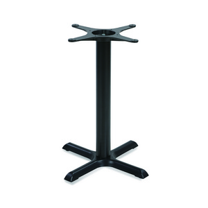 Factory Supply Black Metal Steel Table Base Pedestal For Indoor Hotel Dining Table Bases