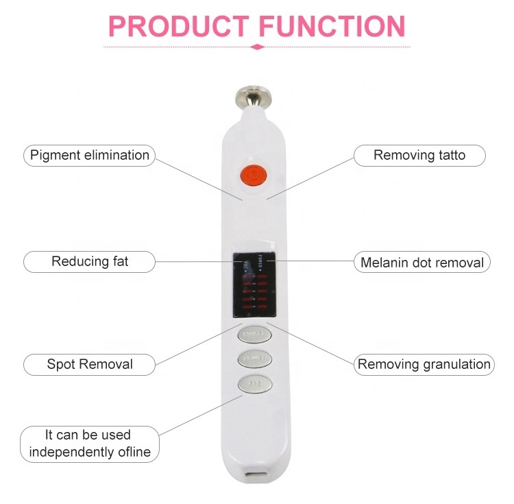 Skin freckle spot ance scar mole tattoo wrinkle plasma removal pen laser portable for commercial & home use 50HZ