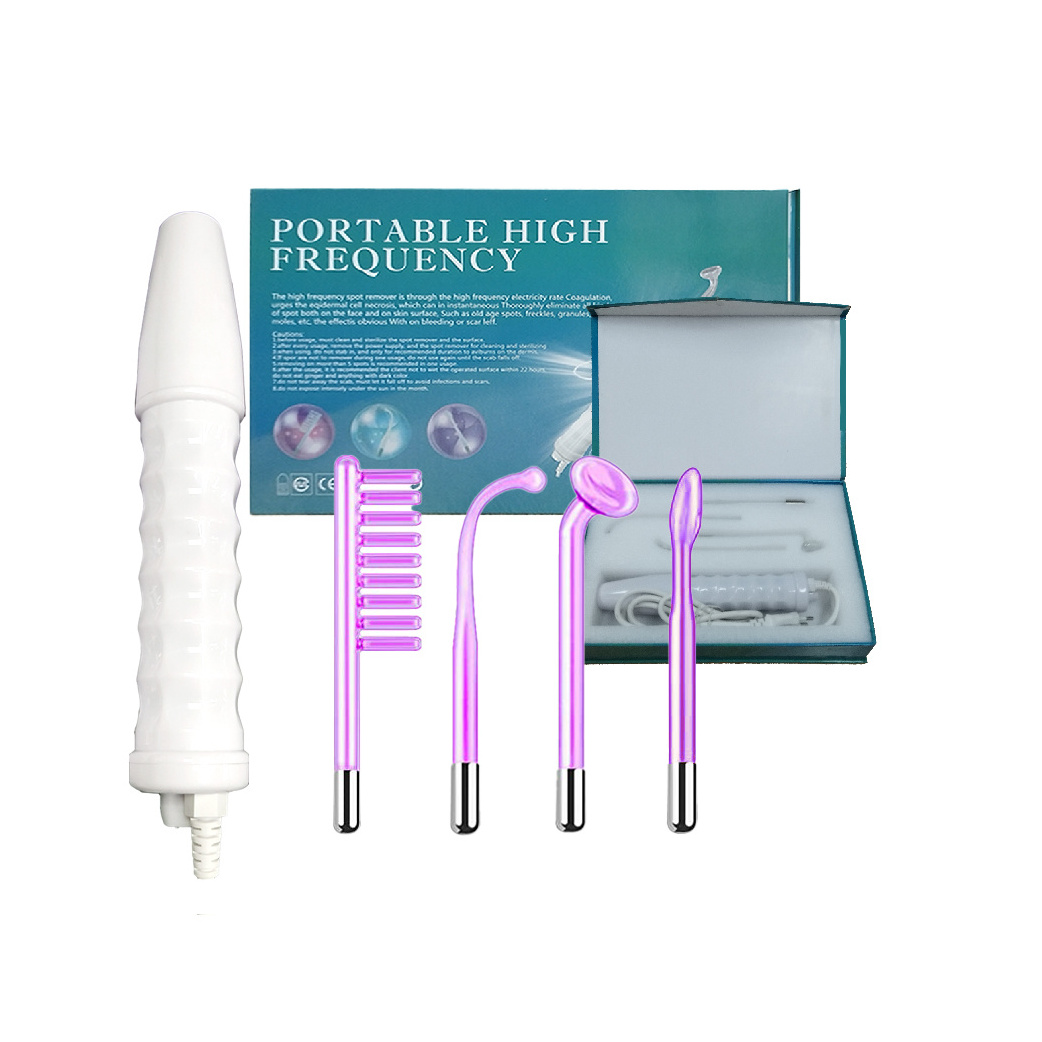 High frequency electrode wand eliminates wrinkles blemish facial other skin care tool machine